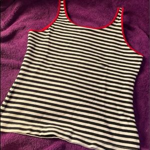 Limited Black White & Red Medium Tank Top.